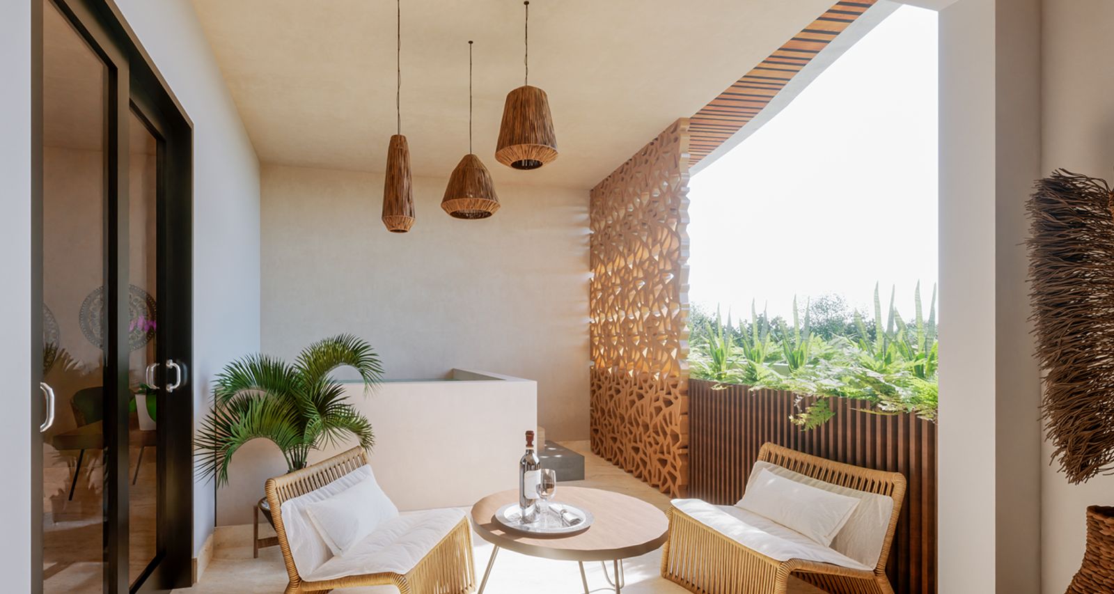 Penthouse Doble, interior